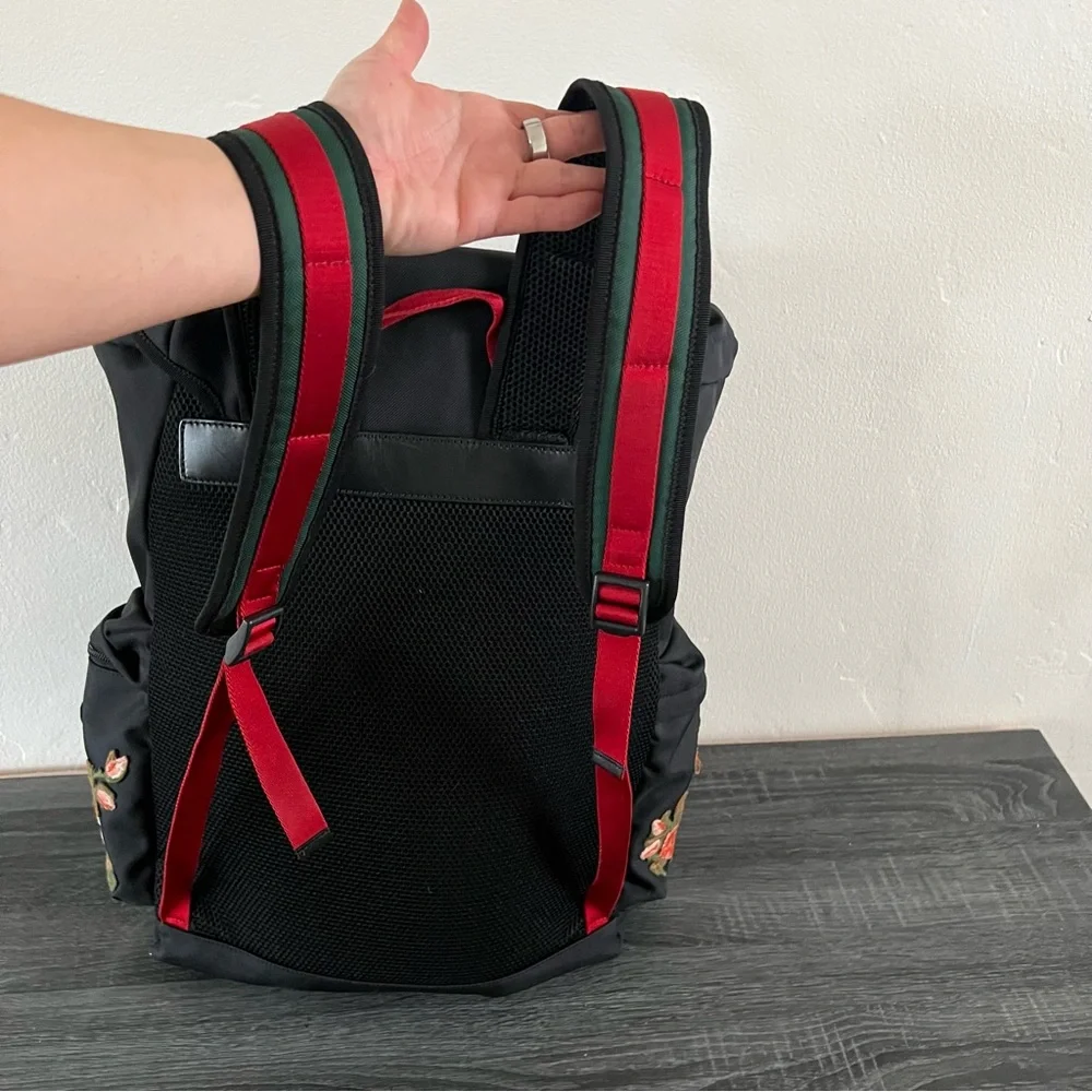 Gucci L'Aveugle Par Amour Embroidered Tech Pack Backpack - Picture 11 of 13